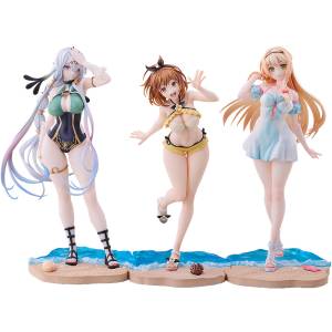 Atelier Ryza: Ever Darkness & the Secret Hideout - Ryza, Klaudia & Lila (Swimsuit Ver.) 3 Figure Set (With Bonus) 1/7 [Solarain]
