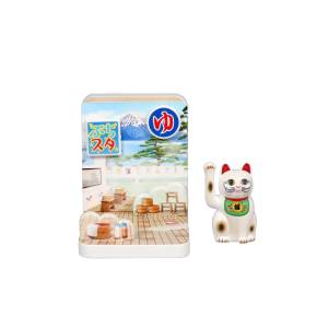 PuriPura Figure Play: Fukunosuke the Maneki Neko Vol.2 - A Visit to the Bath House 1/12 (Plastic Model) [DIG]