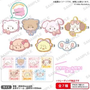 mikko illustrations LOVE FRIENDS: Rubber Hairpin (8 Packs Box) [Bushiroad]