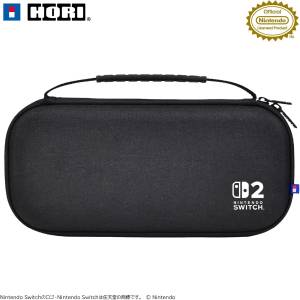 Nintendo Switch 2: Slim Hard Pouch Plus (Black) [Hori]