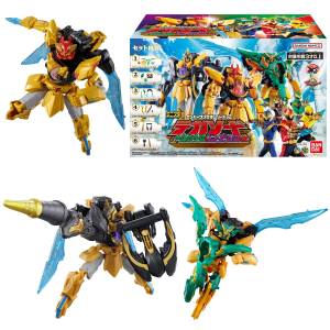 Shokugan: Minipla 02- No.1 Sentai Gozyuger - Tega Sword Set (Eagle Shooter & Unicorn Drill) [Bandai]