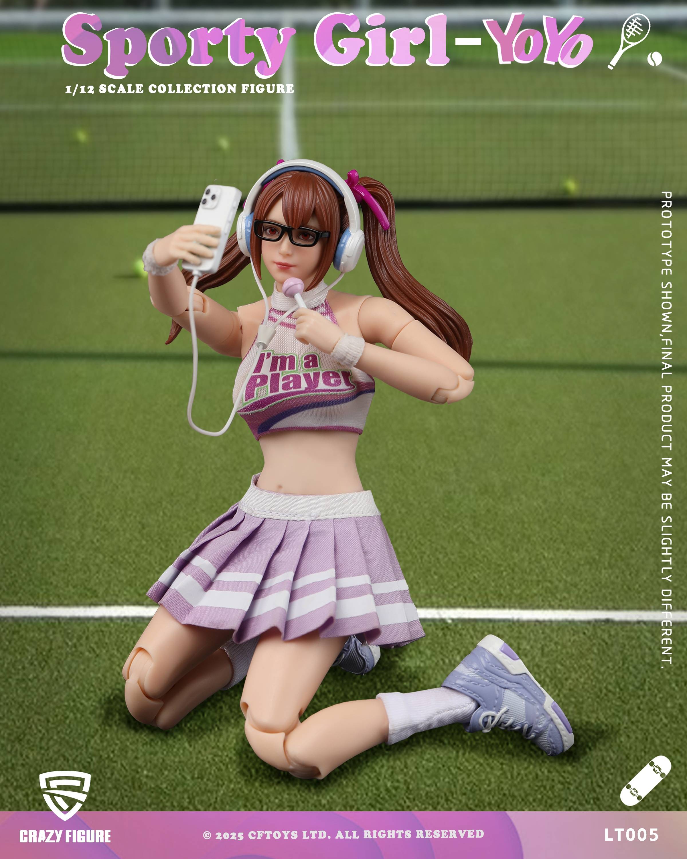 Action Figure: Sporty Girl YOYO 1/12 (With Bonus) [CFTOYS] - Nin