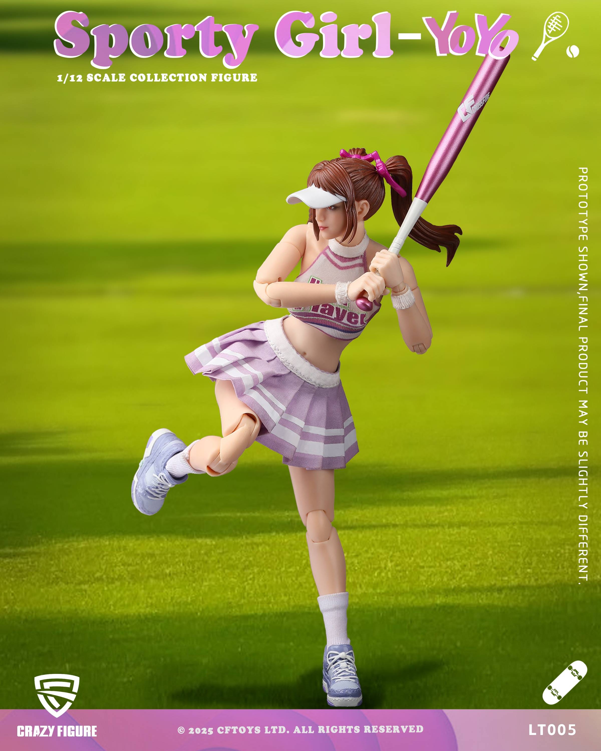 Action Figure: Sporty Girl YOYO 1/12 (With Bonus) [CFTOYS] Nin