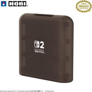 Nintendo Switch 2: Card Case - 12 Cards (Clear Black) [Hori]