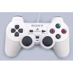 Dual Shock 2 Controller - Ceramic White [PS2 - Used / Loose]