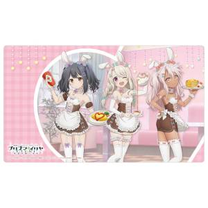 Fate/kaleid liner Prisma☆Illya Licht Nameless Girl: Rubber Desk Mat - Illya, Miyu & Chloe (Bunny Maid Ver.) [Curtain Damashii]