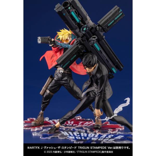 ☆1点限り☆ 公式 TRIGUN STAMPEDE トレー 式ライセンス 465 ARTFX J: Trigun Stampede - Nicholas D. Wolfwood DX Edition