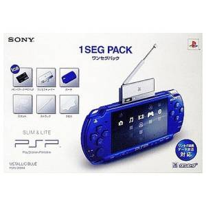 PSP Slim & Lite Metallic Blue 1Seg Pack (PSPJ-20004) [Used Good Condition]