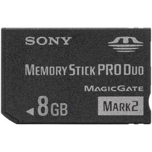 Memory Stick Pro Duo Mark2 8GB Official Sony [Used / Loose]