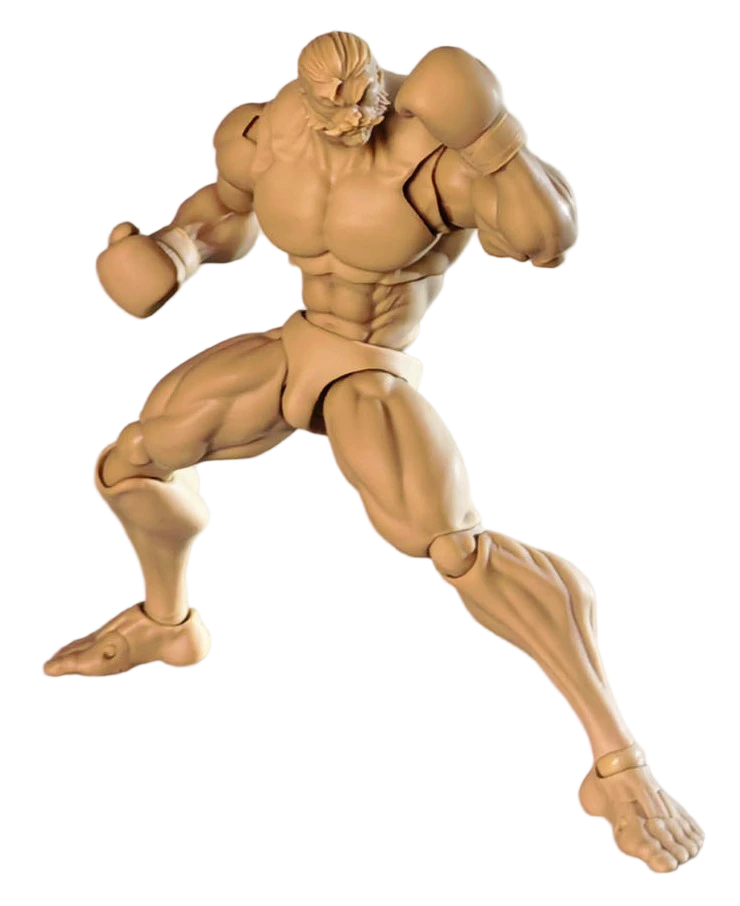 Action Figure: Muscular Male Body - Tanned Skin 1/12 [K-Toys]