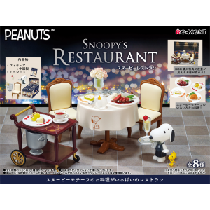 Peanuts: Snoopy's Restaurant (8 Packs Box) (Reissue) [Re-Ment]