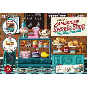 Peanuts: Snoopy's American-Style Sweets Shop (8 Packs Box) [Re-Ment]