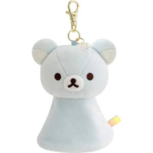 Rilakkuma: Sunshine After Rain - Mascott Keychain - Rilakkuma (Teru Teru Bozu Ver.) [San-x]