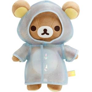 Rilakkuma: Sunshine After Rain - Plush Toy - Rilakkuma (Raincoat Ver.) [San-x]