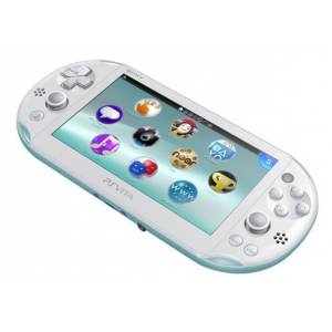 美品PSVITA PCH-2000 LightBlue＆White PS Vita PlayStation Vita New Slim Model - PCH-2000 (Light