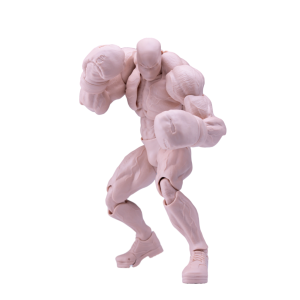Action Figure: Muscular Male Body - Big Guy 1/12 (White) [Romankey]