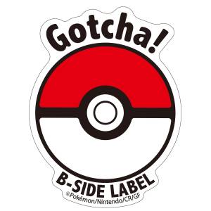 Pokémon: B-Side Label Sticker - Pokéball [The Pokémon Company]