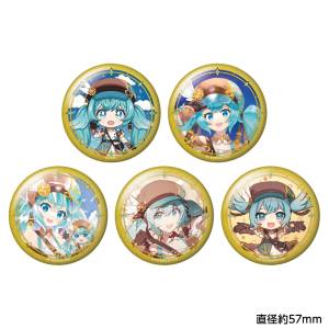 Hatsune Miku: Trading Glitter Badge Collection - The 100th Adventure Ver. (5 Packs Box) [Caravan]
