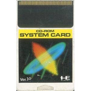 CD-Rom System Card ver. 1.0 [PCE CD - occasion / Loose]