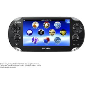 PlayStation Vita - Crystal Black - 3G / Wi-Fi (PCH-1100 AA01) [Used / Loose]