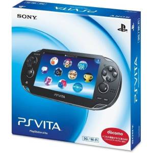 PlayStation Vita - Crystal Black - 3G / Wi-Fi (PCH-1100 AA01) [Used Good Condition]