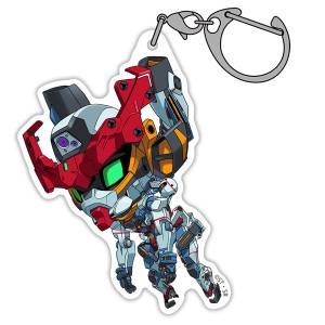 Mobile Suit Gundam GQuuuuuuX: Acrylic Pinch Keychain - GQuuuuuuX [COSPA]