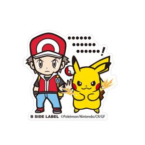 Pokémon: B-Side Label Sticker BIG - Red & Pikachu [The Pokémon Company]