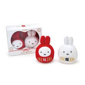 Miffy: Plush Mascot - Lucky Daruma (Red & White) [Sekiguchi]