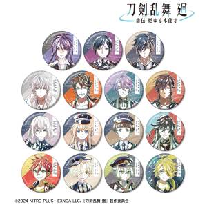 Touken Ranbu Kai: Kyoden Moyuru Honnoji - Ani-Art Trading Can Badge - 2nd Ed. (15 Packs Box) [Arma Bianca]