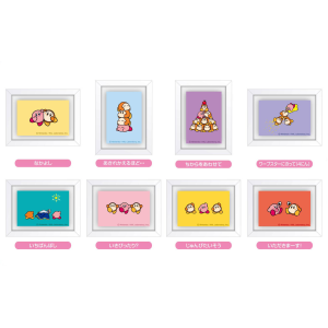Kirby: Art Frame Magnet Gallery - Kirby Plays with Waddle Dee (10 Packs Box) [Bandai]
