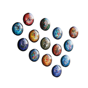 Kingdom Hearts: Glass Magnet Collection (14 Packs Box) (Reissue) [Square Enix]