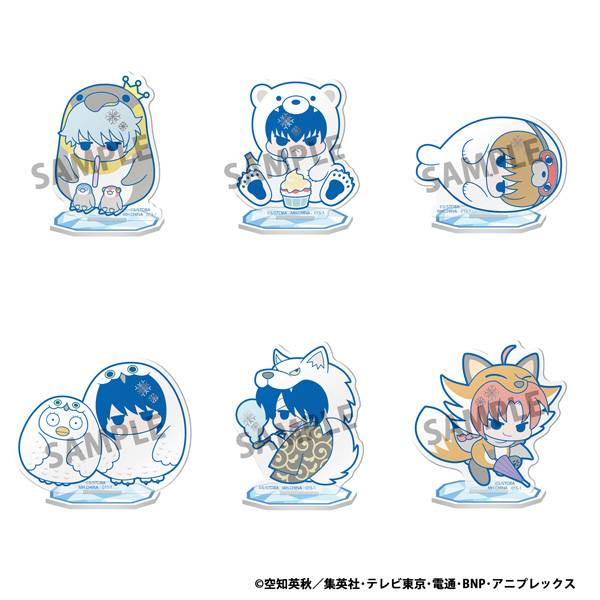 Gintama: Acrylic Stands - Prince Hata And The Ice Animals (6 Packs Box) [Megahouse]