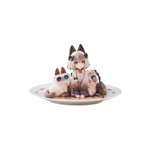 Original Character: DLC Series - Tea Time Cats x Siamese Cat Azuki-san - Friendship Collab. Limited Set (With Bonus) [Ribose]