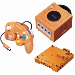Game Cube + Game Boy Player - Orange [Used / Loose]