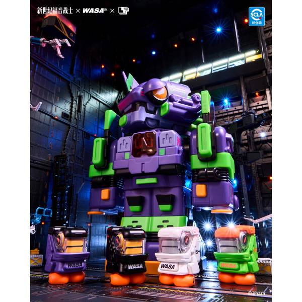 新品未開封　【WASA エヴァ　EVANGELION】2BOX 合計12個 Evangelion x Wasa Super Express Collection - Combined Robot