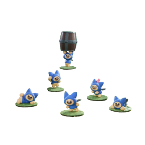 Monster Hunter Rise: Felyne Figure Collection (6 Packs / Box) [Apex]