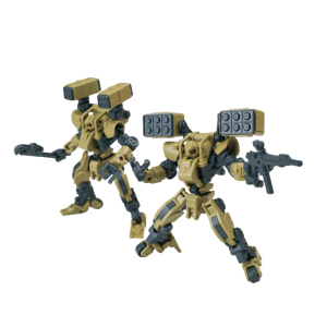 Action Figure 1/144: Combat Engineer Martin (Yellow Ver.) (Set of 2) [SHEIK MAINLAND]