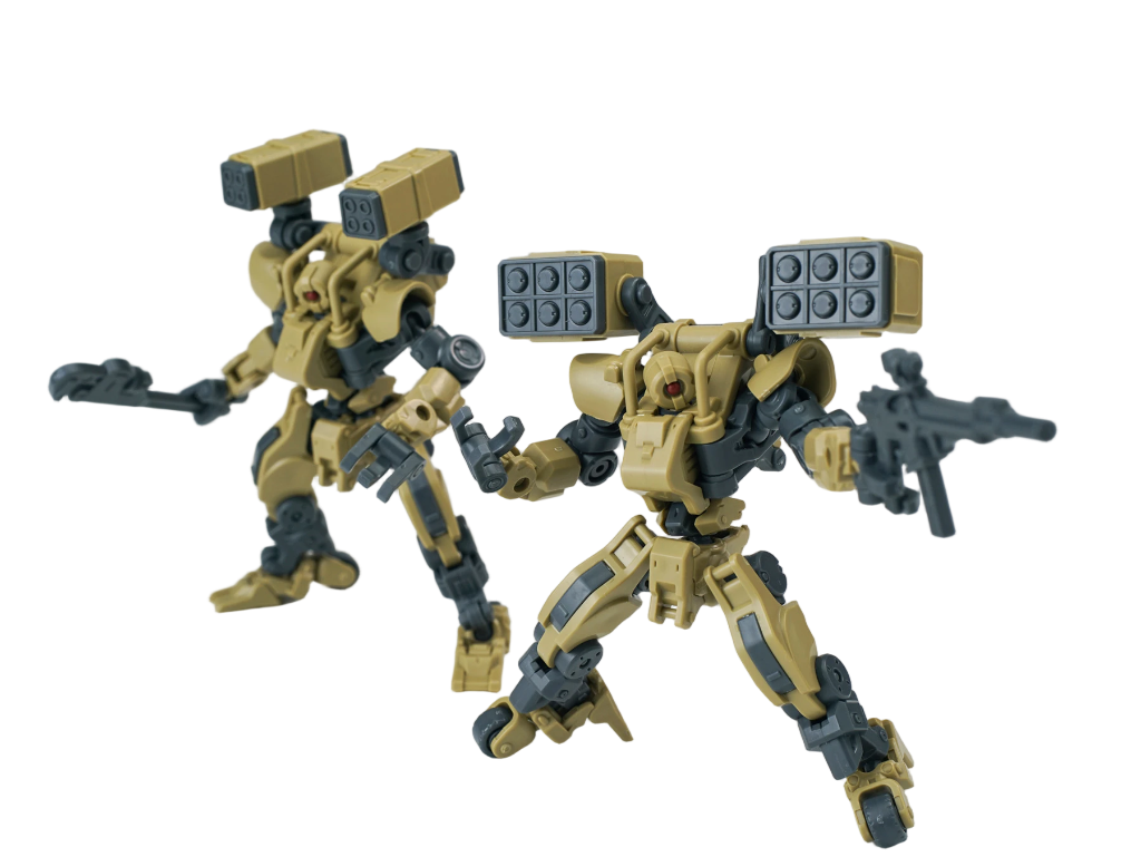 Action Figure 1/144: Combat Engineer Martin (Yellow Ver.) (Set of 2) [SHEIK MAINLAND]