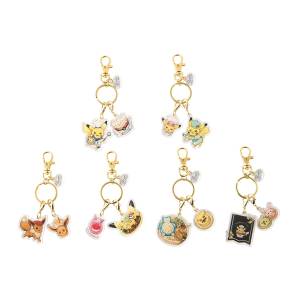Pokémon: Pokémon Cafe & Pikachu Sweets - Acrylic Keychain Collection (Set of 6) (Limited Edition) [The Pokémon Company]