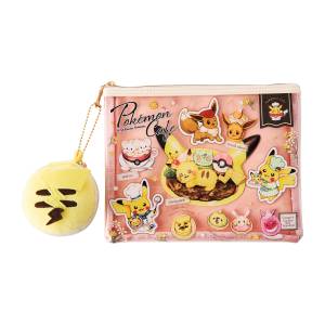Pokémon: Pokémon Cafe & Pikachu Sweets - Clear Pouch & Macaron Pouch Set (Limited Edition) [The Pokémon Company]