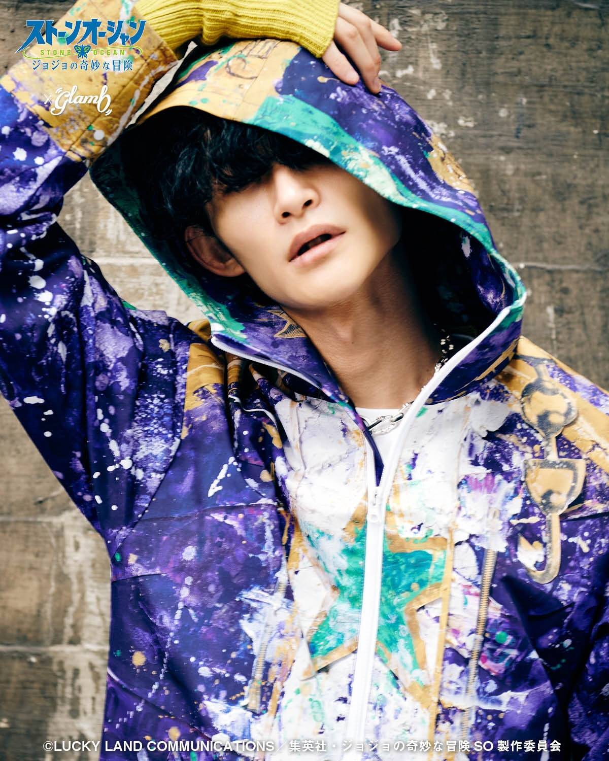 Jojo's Bizarre Adventure Stone Ocean x glamb: High Neck Jacket (L