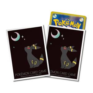 Pokémon Card Game: Premium Gloss Deck Shield - Umbreon and Moonlight (White) (64 Sleeves) (Limited Edition) [ACCESSORY]