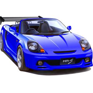 1/24 Inch Up ID-334: Toyota MR-S (With GT W Wing) (Plastic Model) (Reissue) [Fujimi]