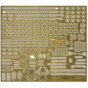 Chibimaru Fleet GUP-30: Fuso-class (Fuso/Yamashiro) Genuine Etching Parts [Fujimi]