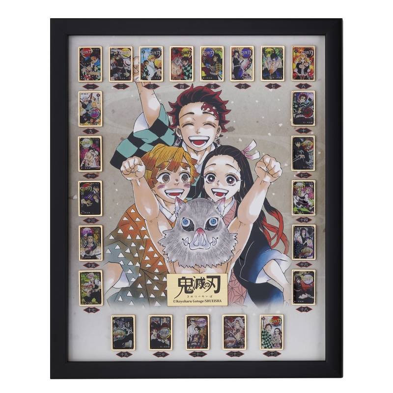 Demon Slayer / Kimetsu no Yaiba: Special Framed Pin Set - Manga Covers Display (Limited Ed...