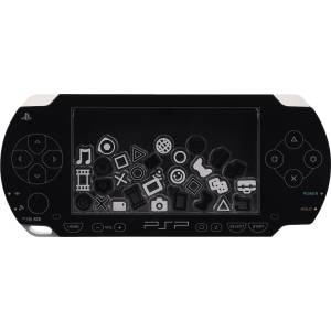 Playstation: PSP / Playstation Portable - Rattle Acrylic Stand (Black Ver.) [Good Smile Company]