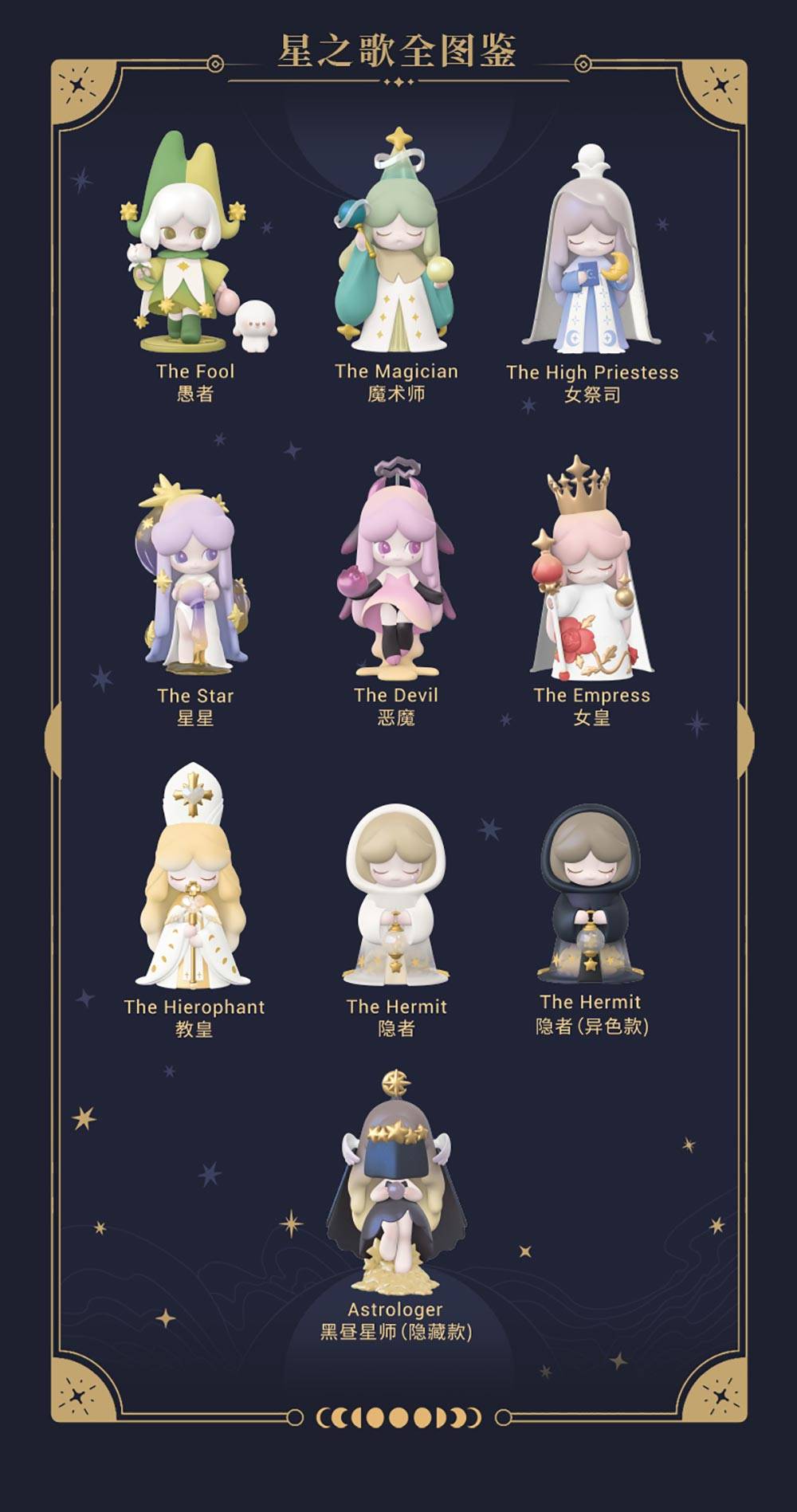 Blind Box: LAPPLY Tarot Song - Mini Figure Collection (8 Packs Box