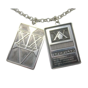 Hunter x Hunter: Hunter Certificate Silver Pendant (Limited Edition) [Bandai]