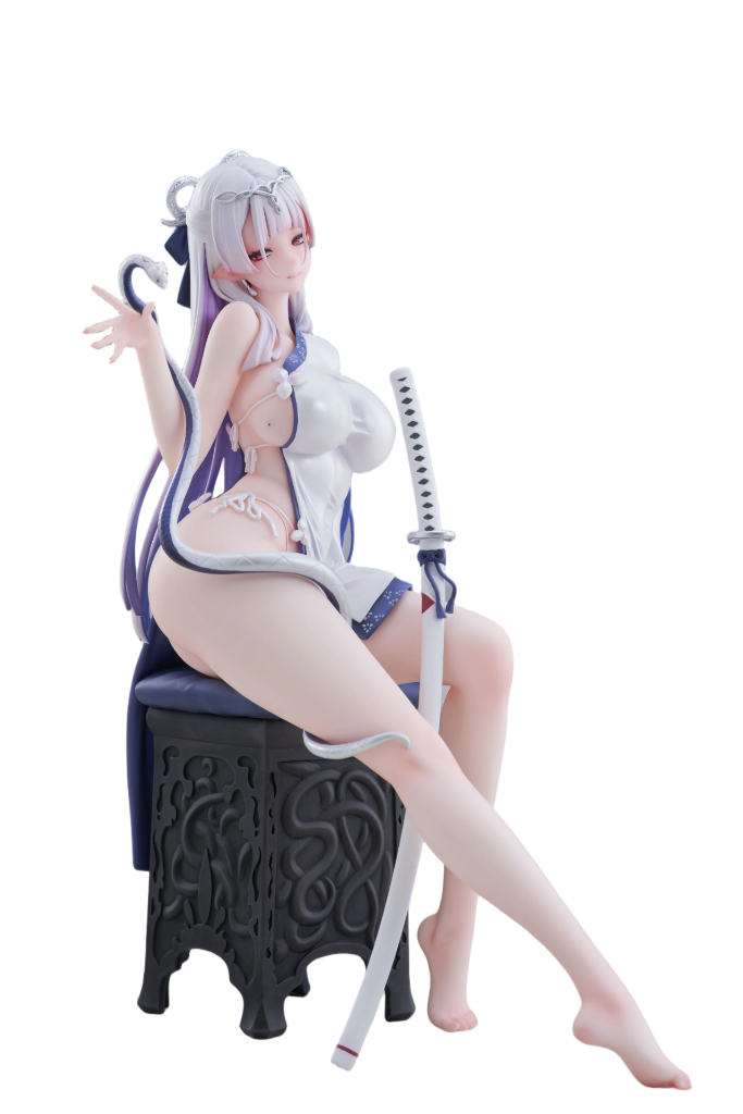 Original Character: Iro, The Blue & White Snake - Illustration by Sue Sue (Deluxe Ver.) 1/...