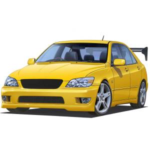 1/24 Inch Up ID-335: Toyota Altezza RS200 (GT With W Wing) (Plastic Model) [Fujimi]
